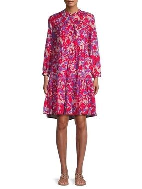 Ro’s Garden Tyler Printed Cotton Floral Dress Bloomcore Boho Colorful